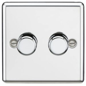 2G 2-Way 10-200W (5-150W LED) Intelligent Dimmer - Polished Chrome
