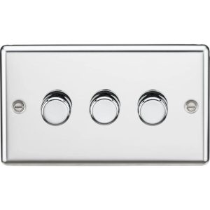 3G 2-Way 10-200W (5-150W LED) Intelligent Dimmer - Polished Chrome