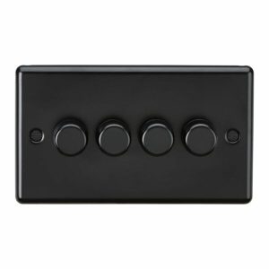 4G 2 Way 10-200W (5-150W LED) Intelligent Dimmer - Matt Black