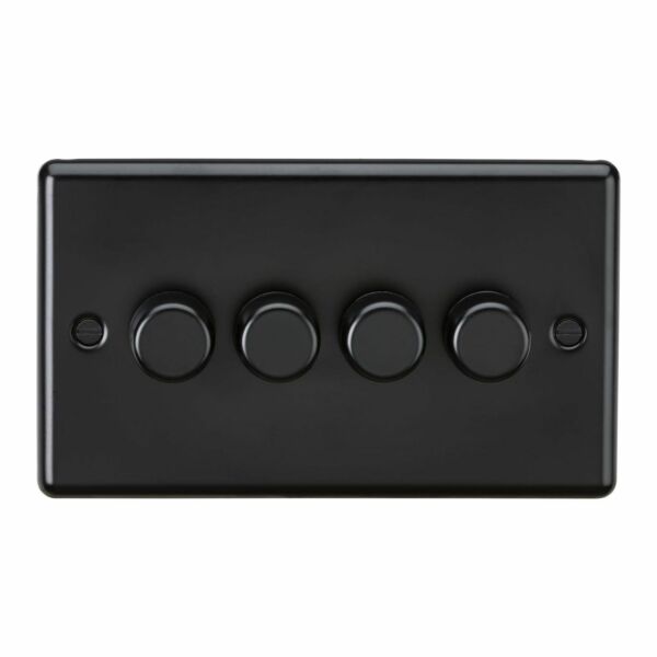 4G 2 Way 10-200W (5-150W LED) Intelligent Dimmer - Matt Black