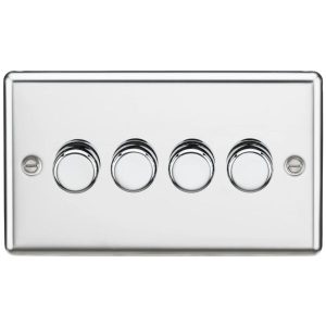 4G 2-Way 10-200W (5-150W LED) Intelligent Dimmer - Polished Chrome