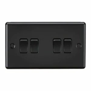 10AX 4G 2-Way Switch - Matt Black