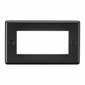 Knightsbridge 4G Modular Faceplate - Matt Black