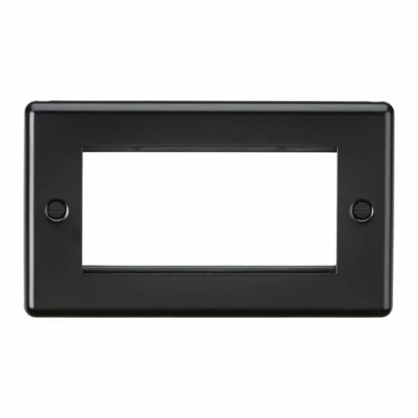 Knightsbridge 4G Modular Faceplate - Matt Black