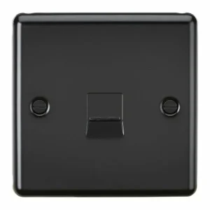 Telephone Master Outlet - Matt Black