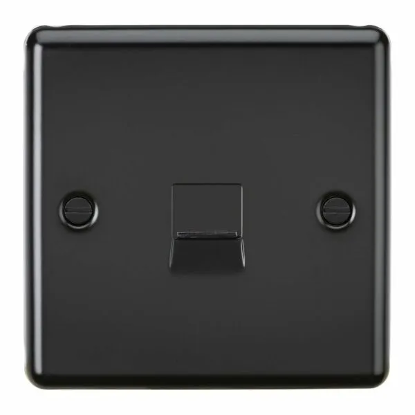 Telephone Master Outlet - Matt Black