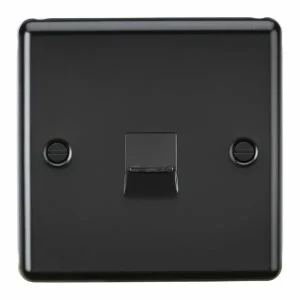 Telephone Extension Outlet - Matt Black