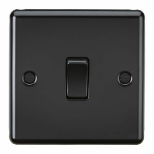20A 1G DP Switch - Matt Black