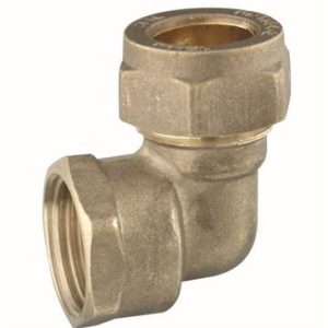 Compression 28mm x 1″ Elbow Female Iron