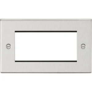 4G Modular Faceplate - Brushed Chrome
