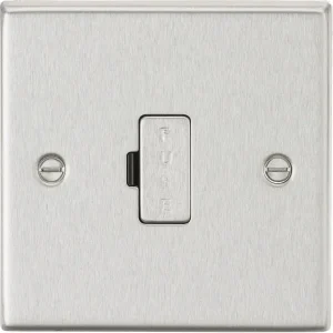13A Fused Spur Unit - Brushed Chrome