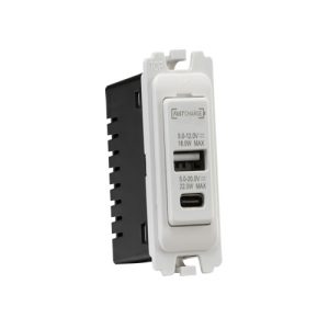 CUGMUSB Dual USB A+C Module 20V DC 1.1A [22W FASTCHARGE]