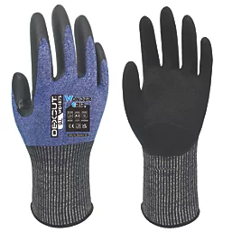 Wonder Grip Dexcut Cut-Resistant Gloves Blue Large