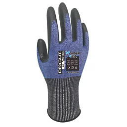 Wonder Grip Dexcut Cut-Resistant Gloves Blue Large