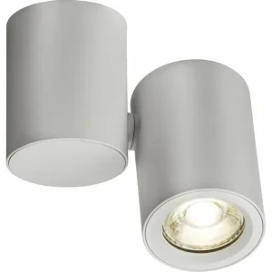 Dee Single Surface Adjustable Round Spotlight White