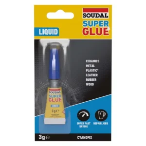 DKSD100072 Soudal Superglue Liquid Clear 3g