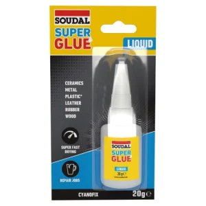DKSD101125 Soudal Superglue Liquid Clear 20g