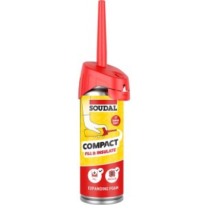 DKSD158880 Soudal Compact Fill & Insulate Gap Filling Foam - CHAMPAGNE (150ml)