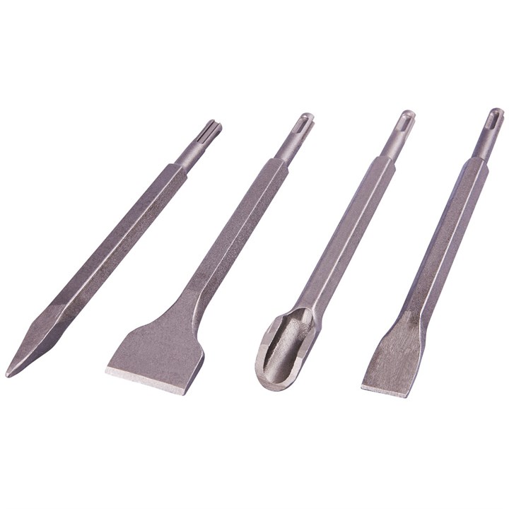 4 Piece SDS Chisel Set