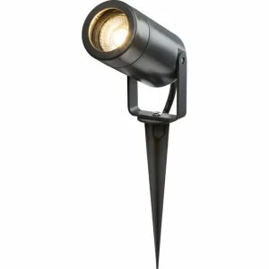 EAMON - 230V IP65 GU10 Polycarbonate Spike light - Anthracite