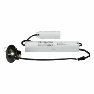 230V IP20 3.5W LED Emergency Downlight 5500K (Maintained/Non-Maintained Use) Black