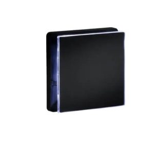 EX5TMB IP45 100mm LED Backlit Extractor Fan with Overrun Timer - Matt Black