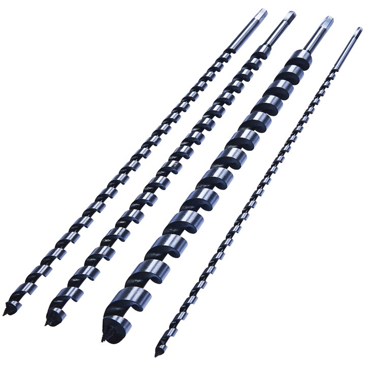 4 Piece Auger Drill Bit Set 600mm Length