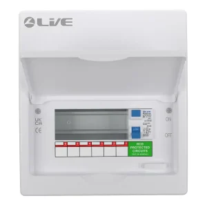 8 Module Metal Clad Consumer Unit c/w 63A RCD