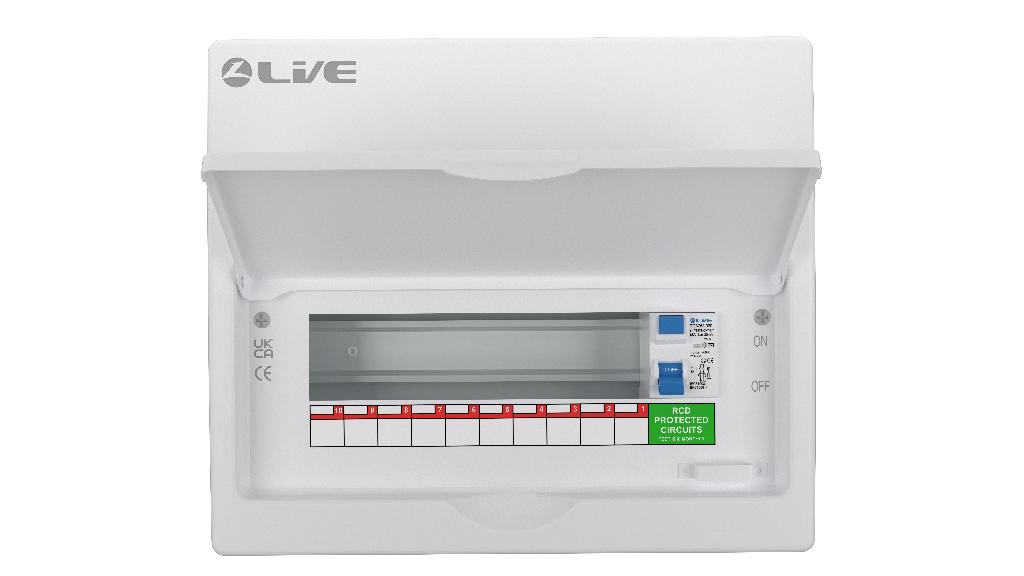 12 Module Metal Clad Consumer Unit c/w 63A RCD