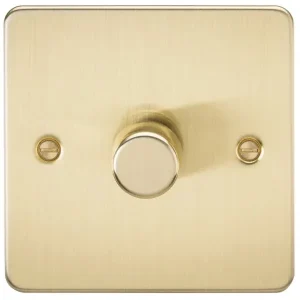 1G 2-Way 10-200W (5-150W LED) Intelligent Dimmer - Brushed Brass