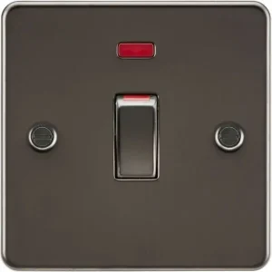 45A DP Switch with Neon (1G Size) - Gunmetal