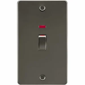 45A DP Switch with Neon (2G Size) - Gunmetal