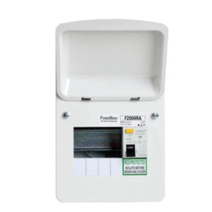 F2004RA FuseBox 4 Way 63A RCD Consumer Unit
