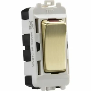 20AX DP Grid Module - Brushed Brass