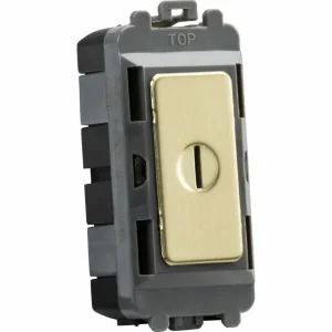 20AX DP Key Module - Brushed Brass