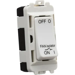 10A Fan Isolator Module - White