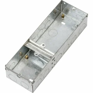 3G 47mm Single Plus Double Galvanised Steel Box