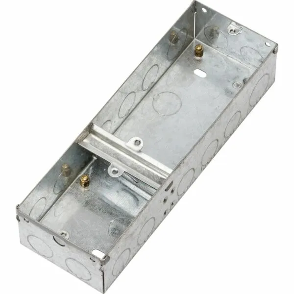 3G 47mm Single Plus Double Galvanised Steel Box