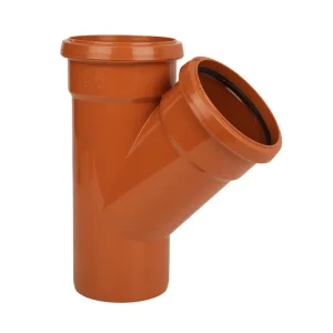 Underground 110mm 45° Double Socket Branch