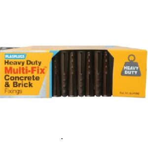 BJP700 Plasplug Heavy Duty Multi - Fix Concrete & Brick Fixings 7mm