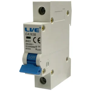 63A Single Pole B Curve MCB