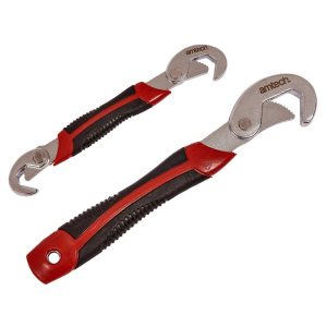 2 Piece self-adjusting wrench set