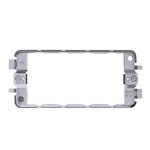 MK K3703 3 Gang Module Yoke Mounting Frame for up to 3 Modules, 2 Gang size Grid Mount Frame
