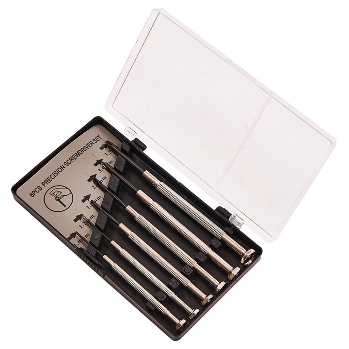 6 Piece precision screwdriver set
