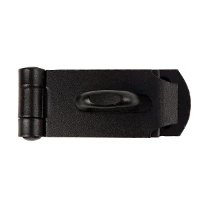 200mm Hasp & Staple Heavy Black Iron