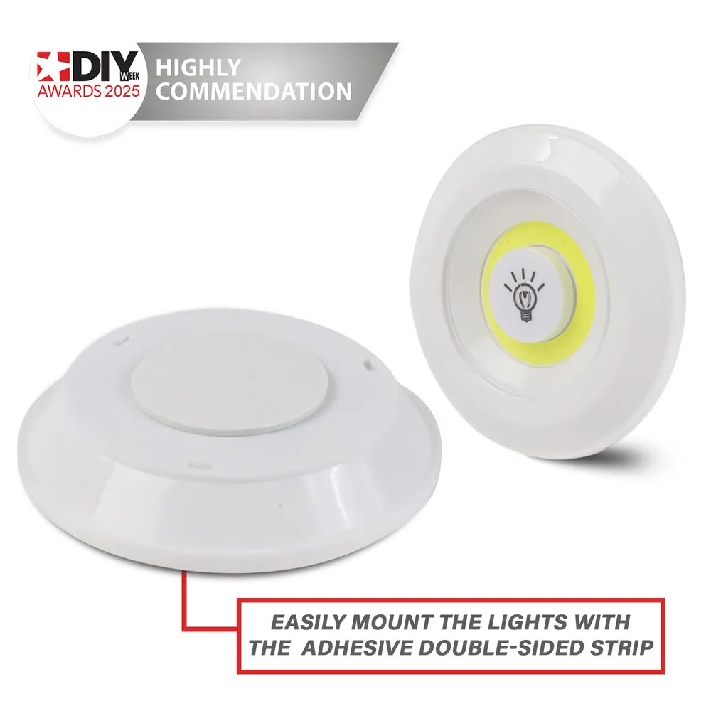 Dekton LED Light With Remote 3pc