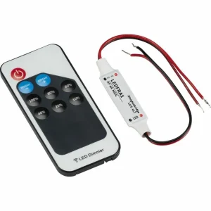 12V / 24V In-line RF Controller and Remote - Dimmer Single Colour
