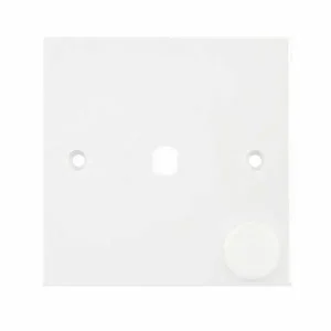 LG230 1 Aperture Empty Dimmer Plate with Knob