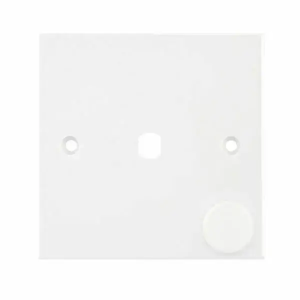 LG230 1 Aperture Empty Dimmer Plate with Knob