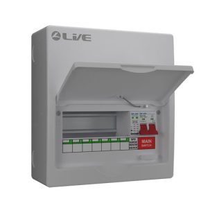 10 Module Metal Cons Unit 100A M/S + 20/40KA DP Surge Device